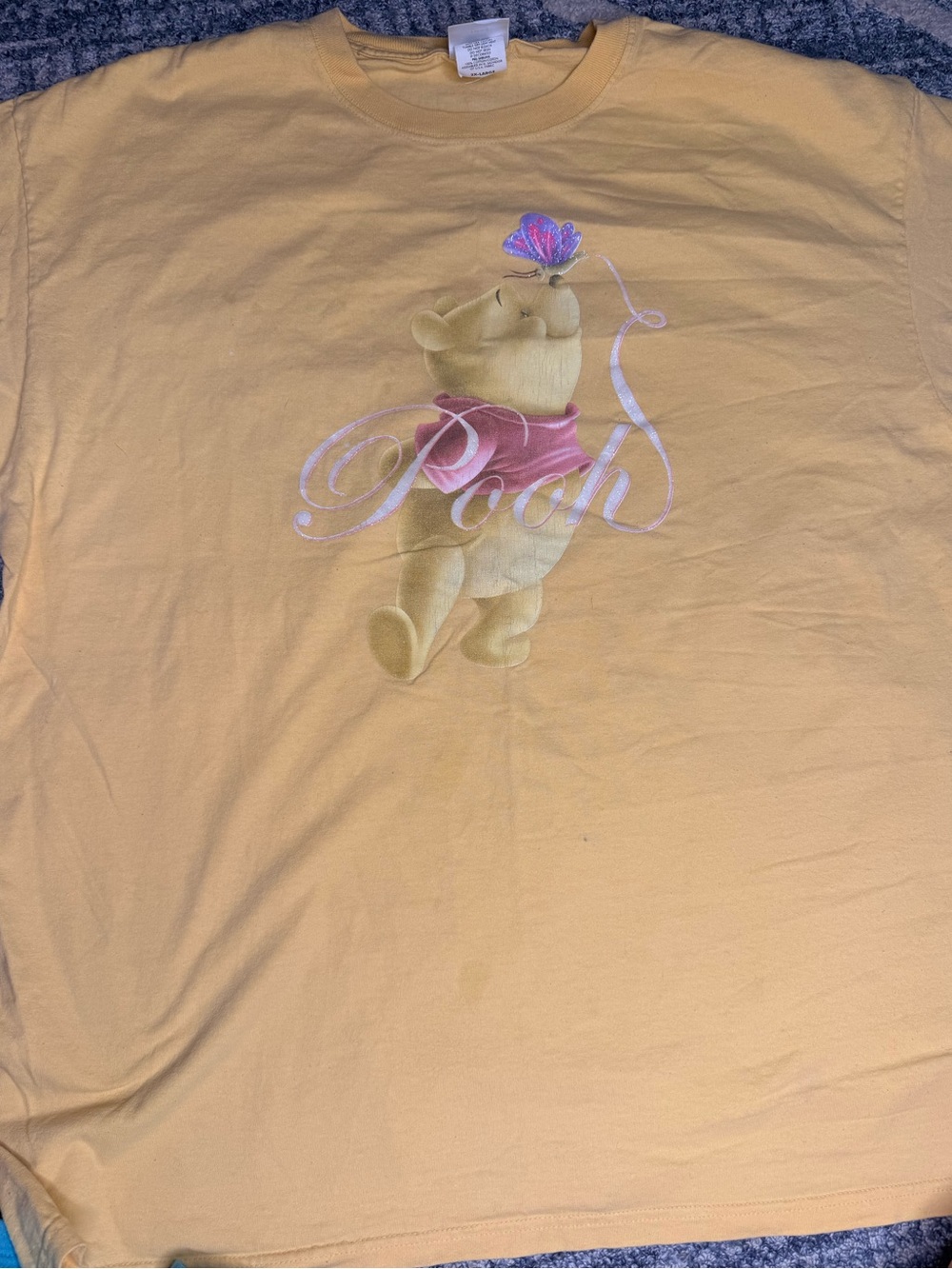 Vintage Disney Store 100% Cotton Winnie the Pooh Short Sleeve T-Shirt